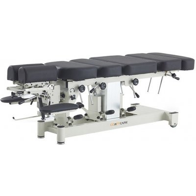 Coinfycare® Elektrické chiropraktické lehátko Coinfycare Chiro Premium ELT08F 185*53 cm | 121 kg | šedá – Zboží Mobilmania