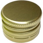 Uzávěr na lahve šroubovací 28x18 zlatý Od 1 ks: 1 ks – Zboží Dáma