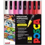 Uni PC-5M Posca Love mix teplých tónů 8 ks – Zboží Mobilmania