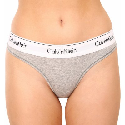 Calvin Klein Dámská tanga šedá F3786E020 – Zboží Mobilmania