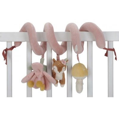 Little Dutch Fairy Garden activity spiral kontrastní závěsná hračka pink 1 ks – Sleviste.cz
