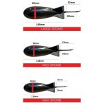 Spomb Zakrmovací raketa MINI Bait Rocket černá – Zboží Dáma