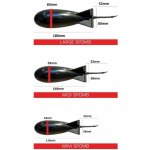 Spomb Zakrmovací raketa MINI Bait Rocket černá – Zboží Mobilmania