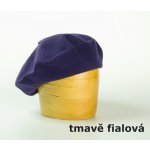 Vlněný baret tmavě fialová – Hledejceny.cz