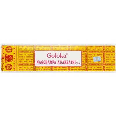 Goloka vonné tyčinky Nag Champa Agarbathi 16 g – Zboží Dáma Goloka vonné tyčinky Nag Champa Agarbathi 16 g – Zboží Dáma
