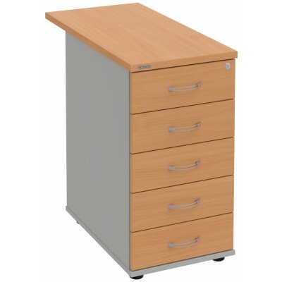 Hobis K 35 C P 80 5 zásuvek podél 80 cm buk šedá – Hledejceny.cz