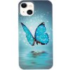 Pouzdro a kryt na mobilní telefon Apple PROTEMIO 34157 ART TPU svítící obal Apple iPhone 13 BUTTERFLY