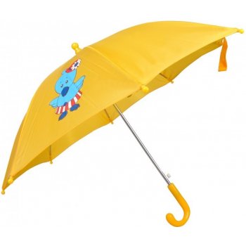 Doppler Dětský holový vystřelovací deštník Maxi se vzorem žlutý s ptáčkem 72780-1
