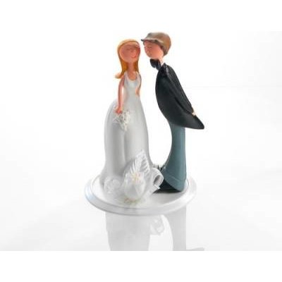 Svatební figurka na dort 1ks s kytkou 175mm Gunthart – Zboží Mobilmania