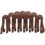 Matný skřipec v hnědé a černé barvě Barva: černá – Zboží Dáma