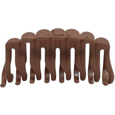 Matný skřipec v hnědé a černé barvě Barva: černá – Zboží Dáma