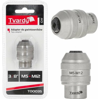 Adaptér pro závitníky M5–M12, 3/8", CrV - TVARDY – Hledejceny.cz