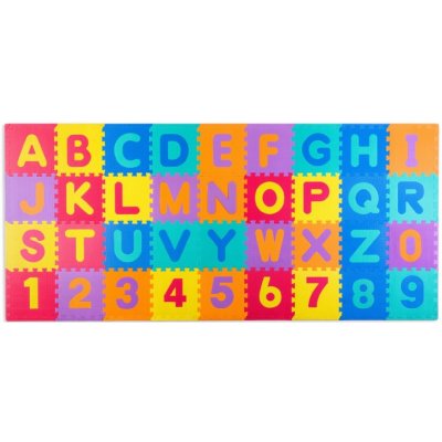 Bestent Pěnové puzzle naučný koberec 120 x 270 X 1,1 cm Ricokids 36ks