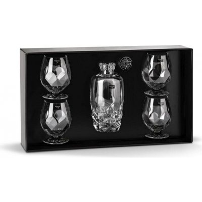 Karafa se 4 sklenicemi Bohemia Prestige Desire 1 l – Zboží Dáma