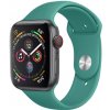AW Jednobarevný řemínek na Apple Watch - Tmavě zelený Šířka uchycení řemínku: 38/40/41mm, Délka řemínku: Dámský - S/M (12 - 18cm) Tmavě zelený IR-MJ01-058