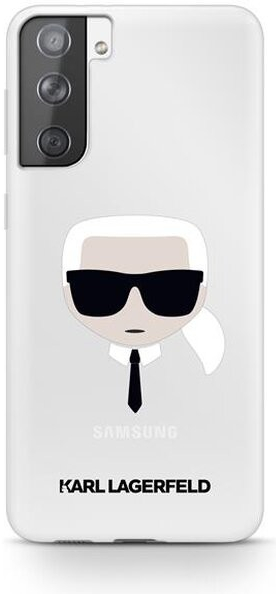 Pouzdro Karl Lagerfeld PC/TPU Head Samsung Galaxy S21+ čirý