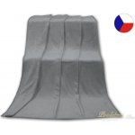 Bellatex Přikrývka Korall micro šedá – Zboží Mobilmania