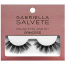 Umělé řasy Gabriella Salvete False Eyelashes Princess dámské umělé řasy 1 pár + lepidlo na řasy 1 g