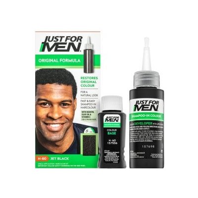 Just For Men Autostop Hair Colour barevný šampon H60 Natural Jet Black 35 g
