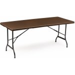 MODERNHOME Skládací zahradní stůl Lenka 180cm ratan – Zboží Dáma