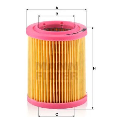 MANN FILTER Vzduchový filtr C 1024 – Hledejceny.cz