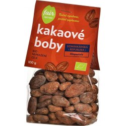 Fairobchod Bio nepražené kakaové boby Dominicana Hispaniola 100 g