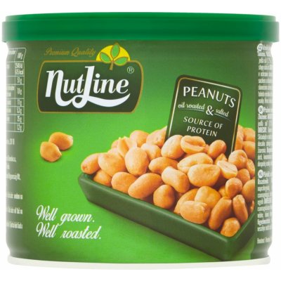Nutline arašídy loupané pražené solené 135 g