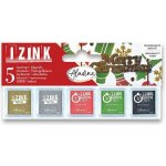Aladine Razítkovací polštářky Aladine Izink Quick Dry vánoční barvy 5 ks – Sleviste.cz