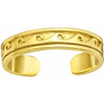 Olivie Stříbrný prsten na nohu GOLD 7667 – Zboží Mobilmania