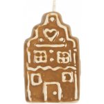 Clayre & Eef Závěsná ozdoba perníková chaloupka Gingerbread Cott - 4*4*6 cm – Hledejceny.cz
