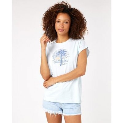 Rip Curl BELLA PALM TEE Sky Blue – Zbozi.Blesk.cz