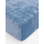 MKLuzkoviny.cz Prostěradlo mikroplyš Deluxe nebesky modré 180x200 – Sleviste.cz