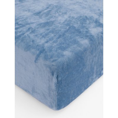 MKLuzkoviny.cz Prostěradlo mikroplyš Deluxe nebesky modré 180x200 – Sleviste.cz