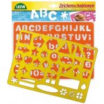 Lena Kreslící šablony symboly, písmena – Sleviste.cz