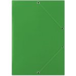 Donau A4 Kartonové desky s chlopněmi a gumičkou zelené – Zboží Mobilmania