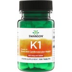 Swanson Vitamin K-1 100 mcg 100 tablet – Hledejceny.cz