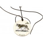 Lesní svět Dřevěná medaile klasik vlk – Zboží Dáma