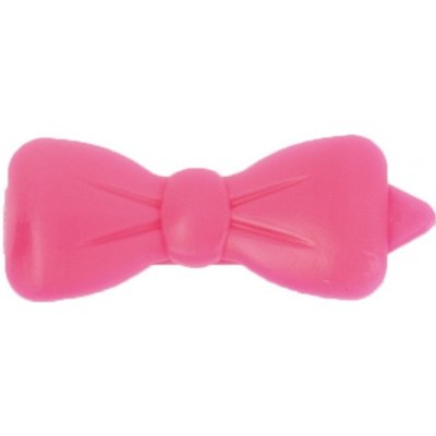 Show Tech Plastová mašlička 4,5 cm růžová – Zboží Dáma