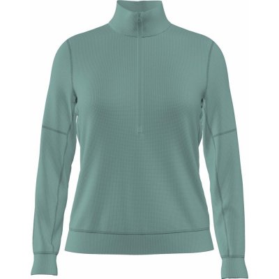 Icebreaker Wmns 260 Waffle Knit Wander LS Half Zip Hydro – Zboží Dáma