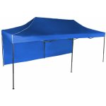 Expodum Nůžkový stan 3x6m ocelový Modrá 1 boční plachta – Sleviste.cz
