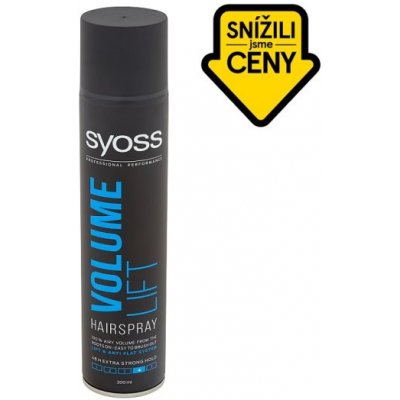 Syoss Volume 3v1 lak na vlasy pro objem vlasů 300 ml – Hledejceny.cz
