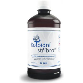 Petr Gargulák Koloidní stříbro 500 ml 20ppm + sprej 25 ml 30ppm dárková sada