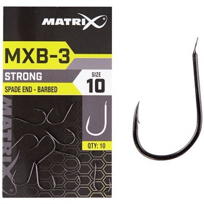 Matrix MXB-3 Barbed Spade End Black Nickel vel.10 10ks – Zboží Mobilmania