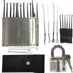 Sada planžet LockPick 15v1 + 1ks trénovací průhledný zámek LG-COT-103 – Sleviste.cz