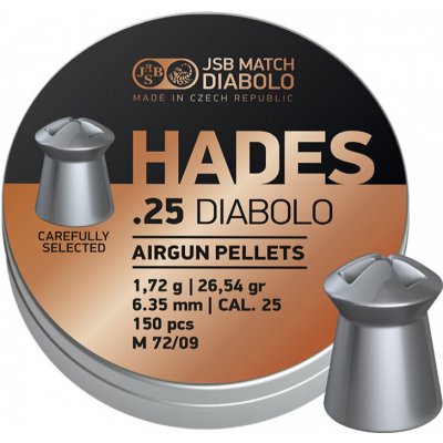 Diabolky JSB HADES 6,35 mm 1,720 g 150 ks – Zbozi.Blesk.cz