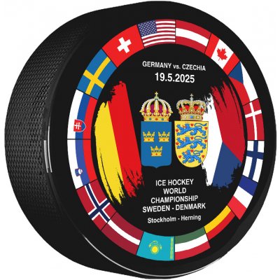Puk Ice Hockey World Championship Sweden Denmark MS 2025 Dueling Germany vs. Czechia – Zboží Dáma Puk Ice Hockey World Championship Sweden Denmark MS 2025 Dueling Germany vs. Czechia – Zboží Dáma