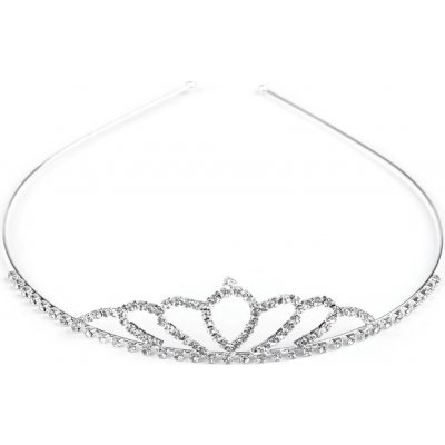 Štrasová čelenka / korunka do vlasů Varianta: 6 crystal, Balení: 1 ks – Zbozi.Blesk.cz