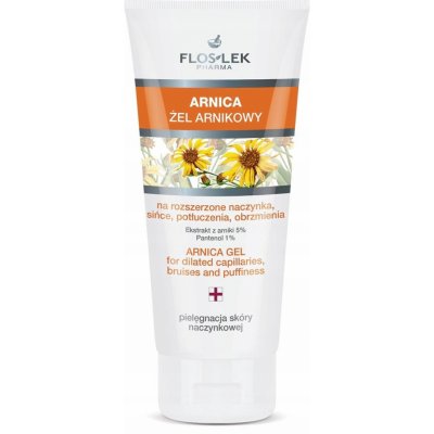 FlosLek Pharma Arnica gel na modřinypohmožděniny a otoky Arnica Extract 5% Panthenol 1% 200 ml