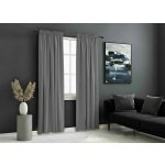 MyBestHome GOLD Zatemňovací závěs VIGO šedý s řasící páskou "BLACKOUT" 135x250 cm – Zboží Mobilmania