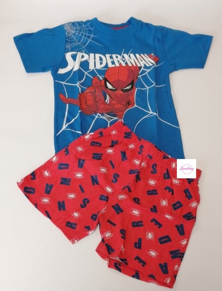 Chlapecké pyžamo Spiderman modrá červená | Srovnanicen.cz